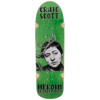 Heroin Skateboards - Craig Questions Joan 9.5 Skateboard Deck